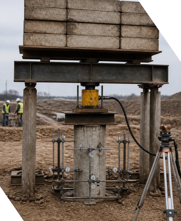 Проведение испытаний грунта сваями для строительства в Нефтекамске