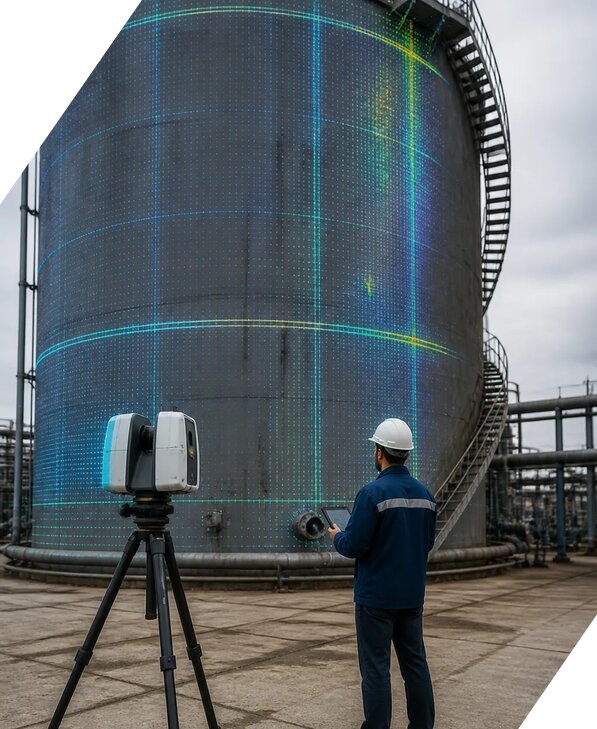Лазерное сканирование резервуаров в Нефтекамске от 15402 р. | ЭкспертизаРоссия